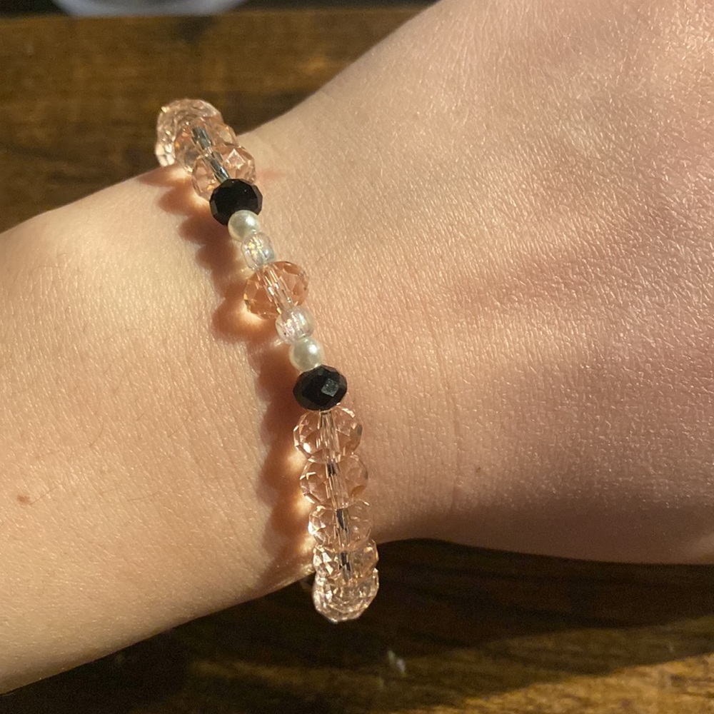 Handmade Swarovski beaded baracelet